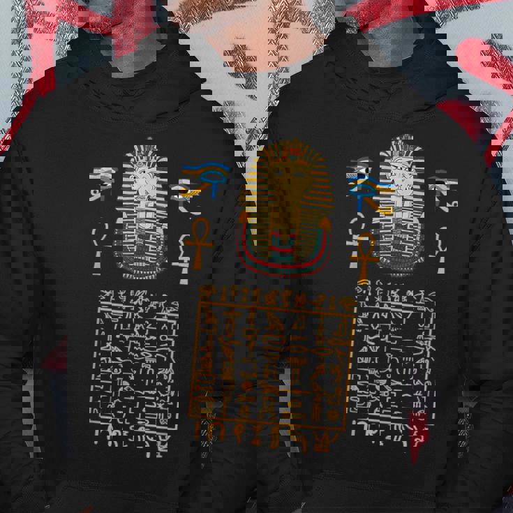 エジプトヒエログリフ シンボル ツタ王 ファラオ パーカー 面白い贈り物