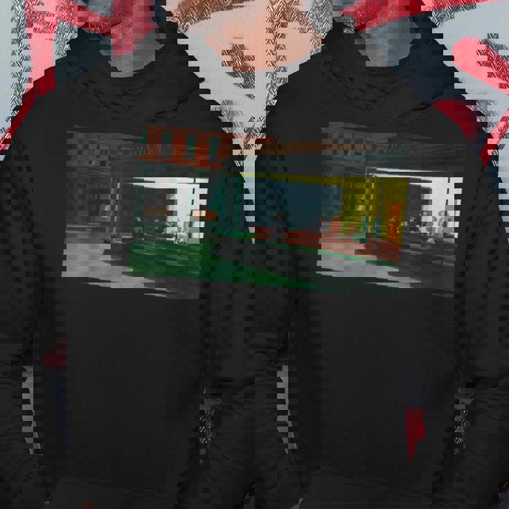 エドワード・ホッパーズ・ナイトホークス パーカー 面白い贈り物