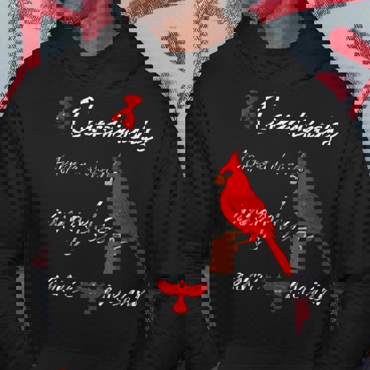 エンジェルが近くにいるとカーディナルが現れる パーカー 面白い贈り物