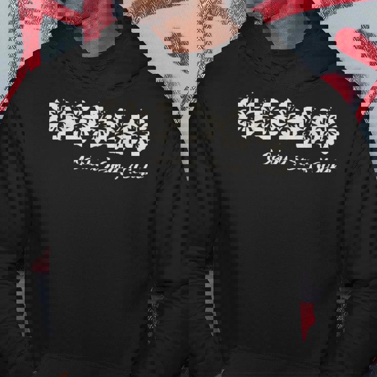 オアフ島サーフクラブ ハイハワイアンハイビスカスの花 ハワイフローラル パーカー 面白い贈り物