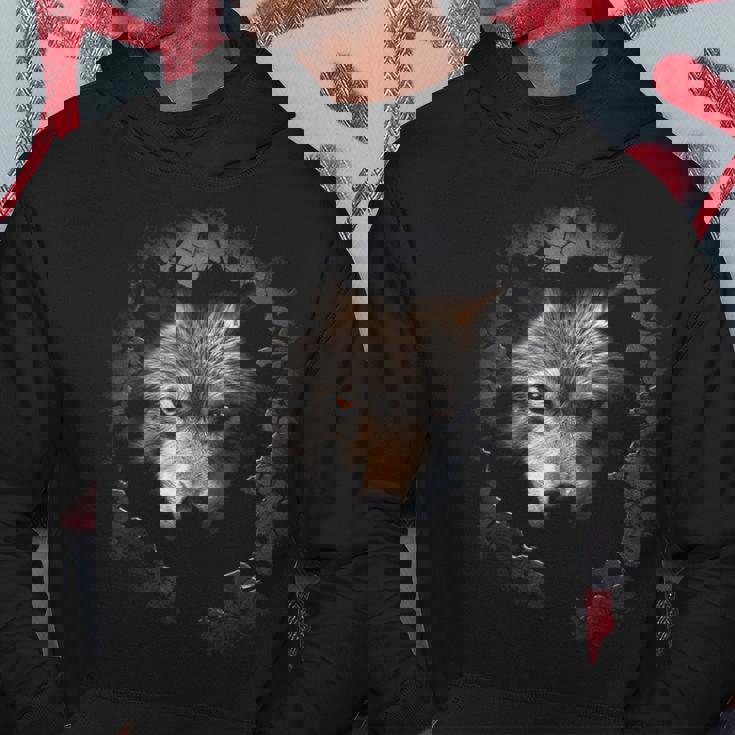 オオカミ イラスト 抽象画 動物 プリント グラフィック オオカミ パーカー 面白い贈り物