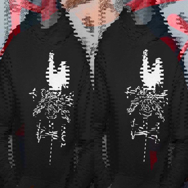 オクトーバーフェスト 風見鶏 コスチューム オンドリとプレッツェルの矢 パーカー 面白い贈り物