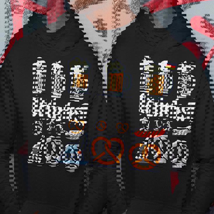 オクトーバーフェストをモチーフにしたビールジョッキ、ヴィースンのプレッツェル パーカー 面白い贈り物