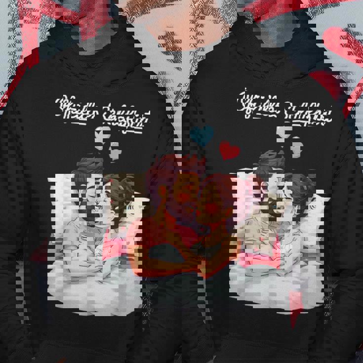 オフィシャルスリープシャツ面白いカップルロマンチックギフト パーカー 面白い贈り物