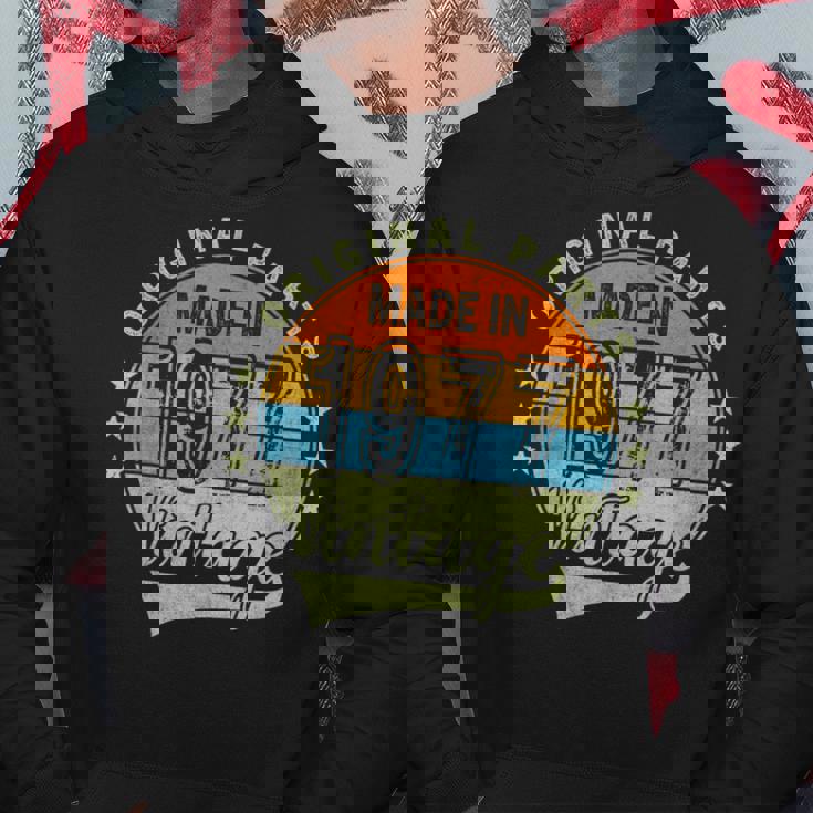 オリジナルパーツ 1977年生まれ ヴィンテージ 47歳 誕生日 レトロ パーカー 面白い贈り物