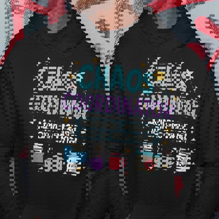 カオスコーディネーター 魔法のように混乱を整える人へ パーカー 面白い贈り物