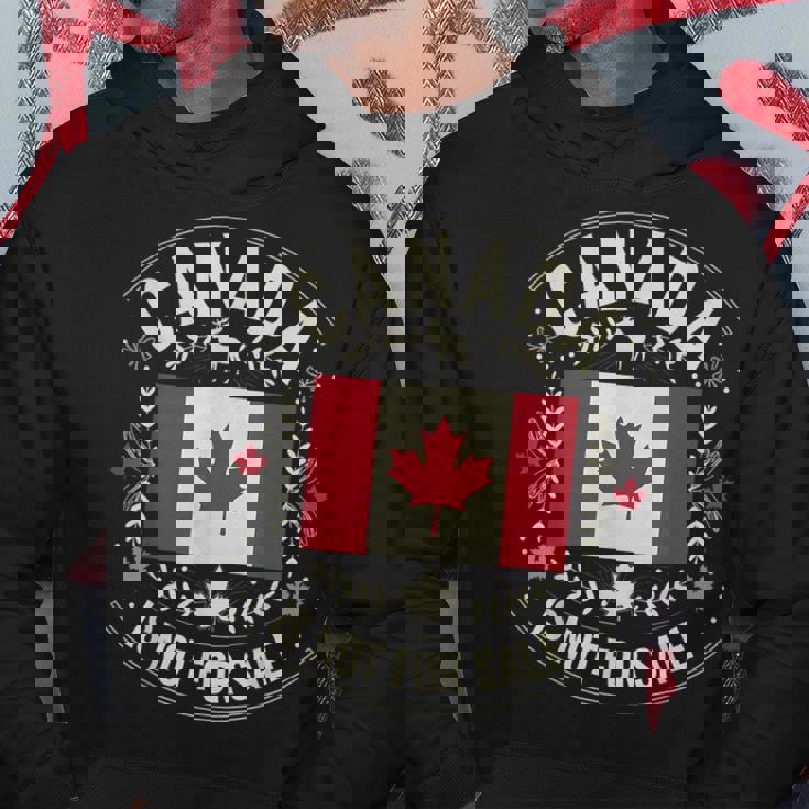 カナダは非売品です 愛国的なカナダ人 パーカー 面白い贈り物