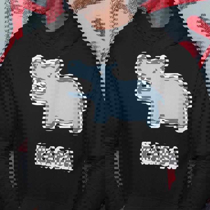 カバ くん Kaba【どうぶつフレンズ】動物園 ゆるくてかわいい キャラクター イラスト パーカー 面白い贈り物