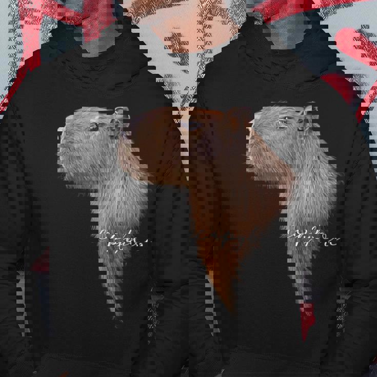 カピバラ グラフィック アート カピバラ Ro Ro Ro歯動物 アニマル ラバー パーカー 面白い贈り物