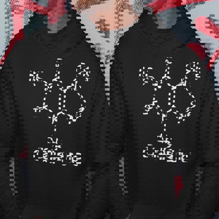 カフェイン分子 コーヒー カフェイン 化学構造 フォーミュラ ギフト パーカー 面白い贈り物