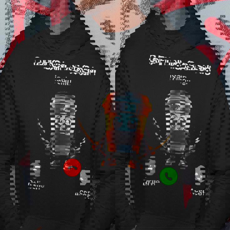 カプチーノ アサシーノ 呼び出し ブレイン イタリア ブレイン ミーム パーカー 面白い贈り物