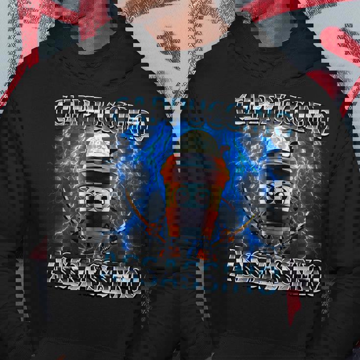 カプチーノ・アサシーノ イタリアンブレインロットミーム パーカー 面白い贈り物