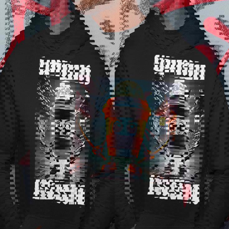 カプチーノ・アサシーノ イタリアンブレインロットミーム パーカー 面白い贈り物