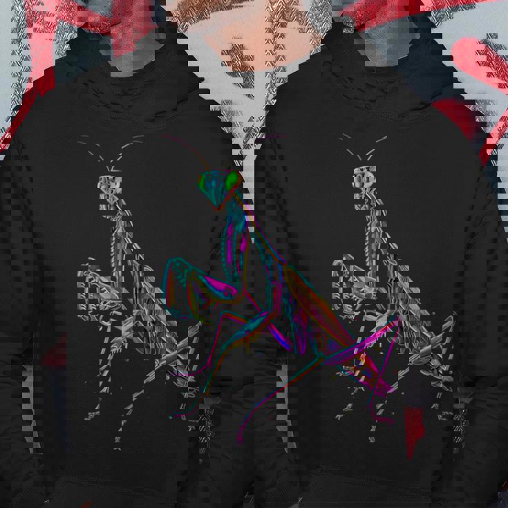 カマキリ カラフル 虫 昆虫 昆虫学 昆虫学者 パーカー 面白い贈り物