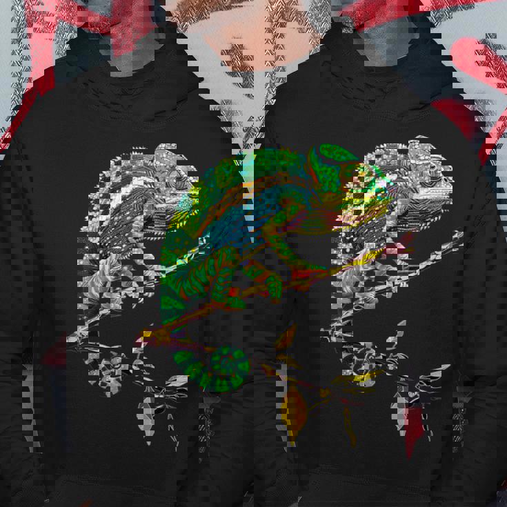 カメレオン トカゲ 爬虫類 カメレオン イグアナ トカゲ カメレオン パーカー 面白い贈り物