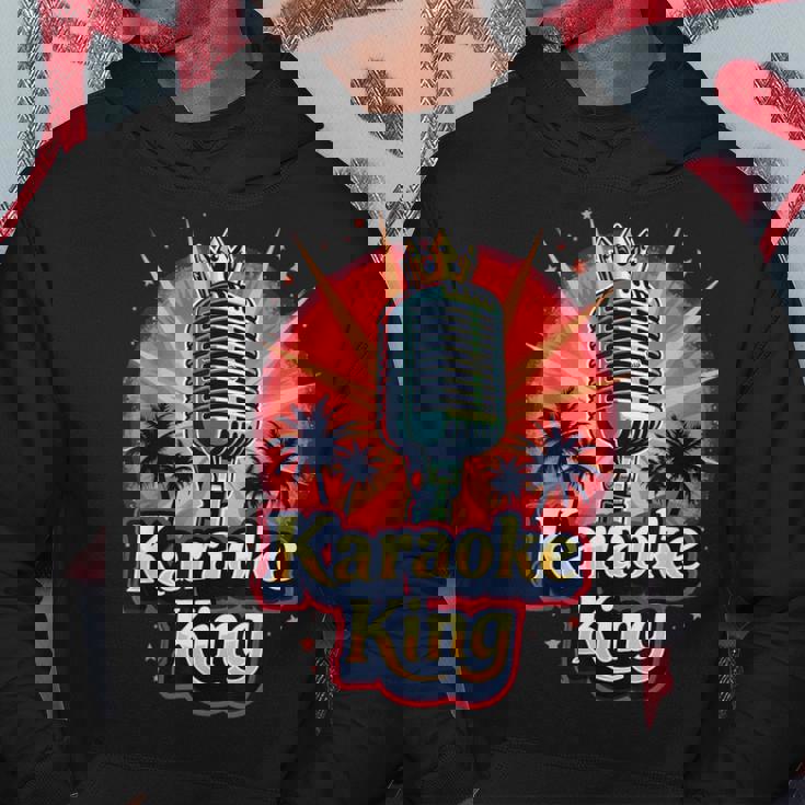 カラオケ愛好家のための面白いカラオケキング パーカー 面白い贈り物