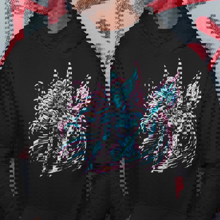 カラフル バイキング ブライトヴァルキリー 北欧神話 パーカー 面白い贈り物