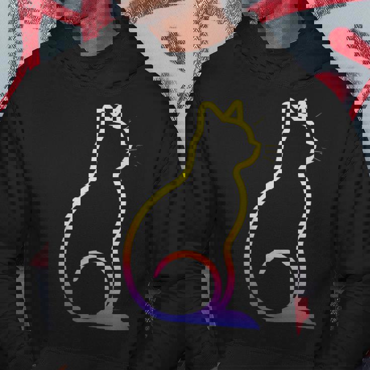 カラフルなかわいい猫 足 パーカー 面白い贈り物