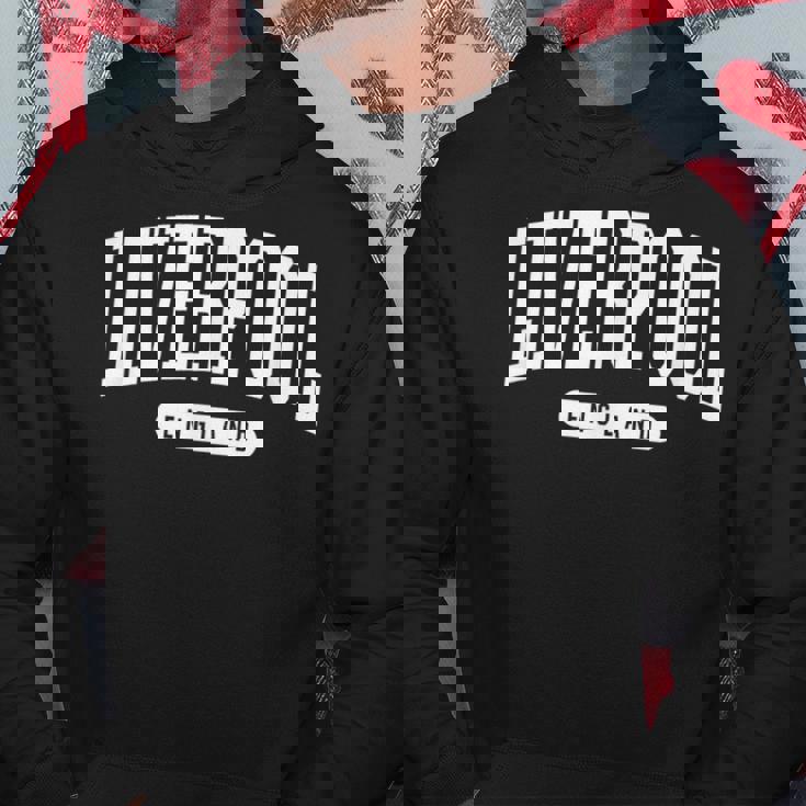 カレッジスタイル リバプール イングランド お土産 ギフト パーカー 面白い贈り物