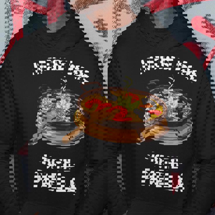 カワイイ キュート パエリア I'm Just Here For The Paella パーカー 面白い贈り物