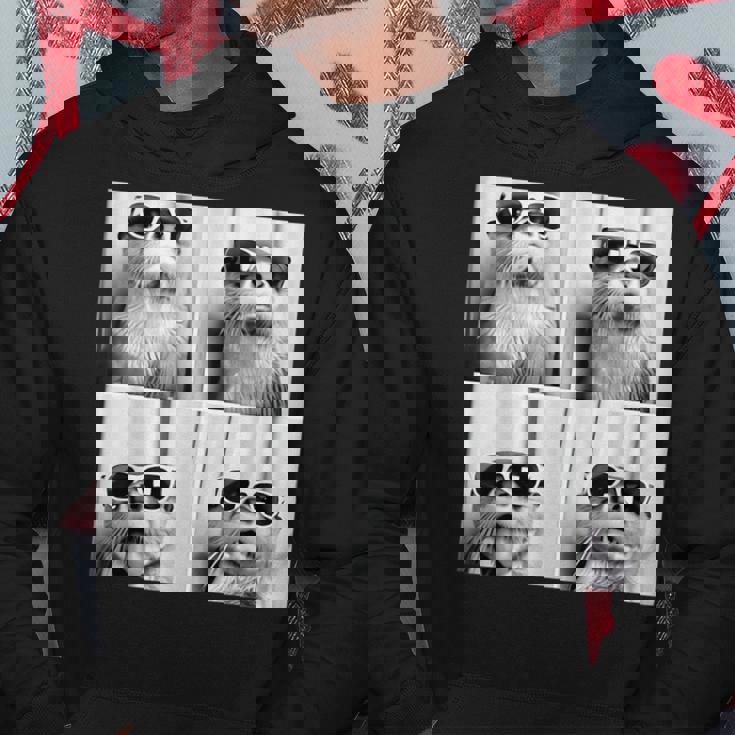 カワウソ サングラス パーカー 面白い贈り物