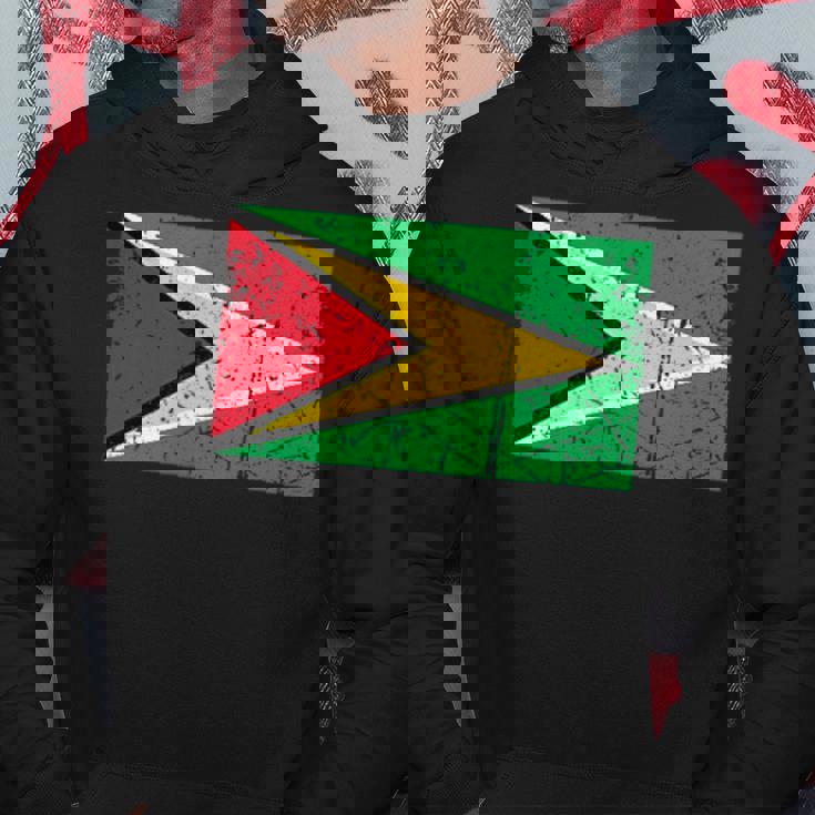 ガイアナ国旗グラフィック メンズ レディース キッズ パーカー 面白い贈り物
