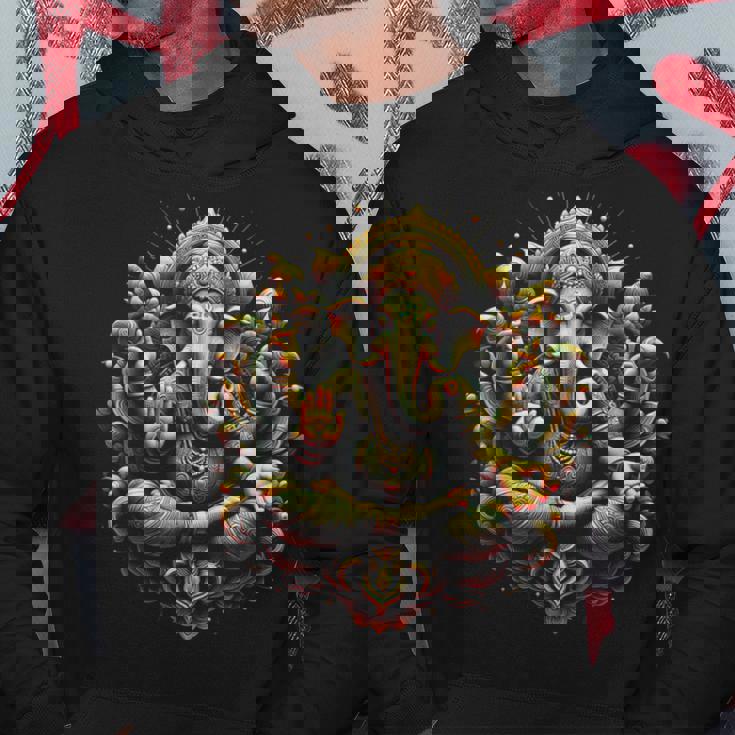 ガネーシュ ヨガ ヒンドゥー教 象 神 ガネーシャ プージャ ナマステ パーカー 面白い贈り物