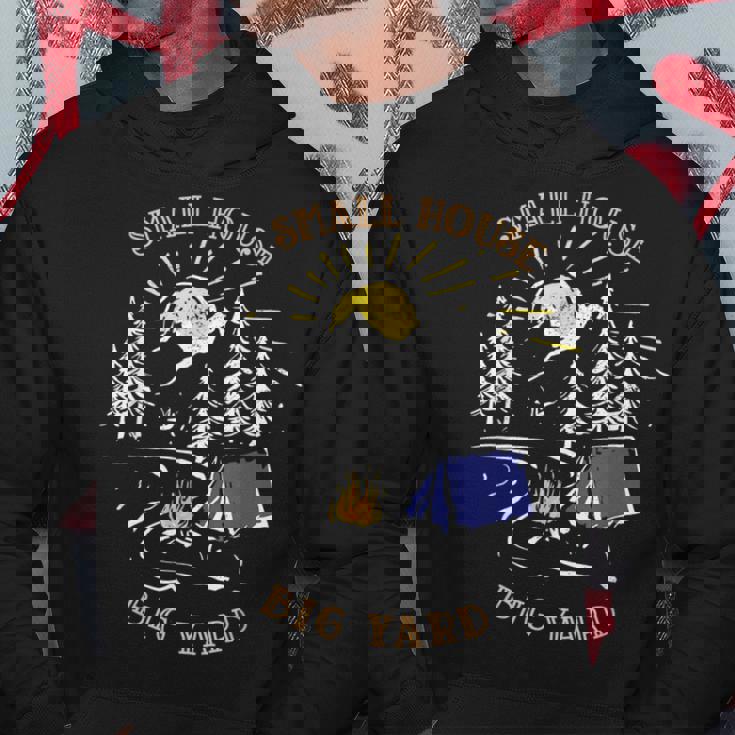 キャンプ スモールハウス ビッグヤード 山岳 キャンプファイヤー テント キャンプ パーカー 面白い贈り物