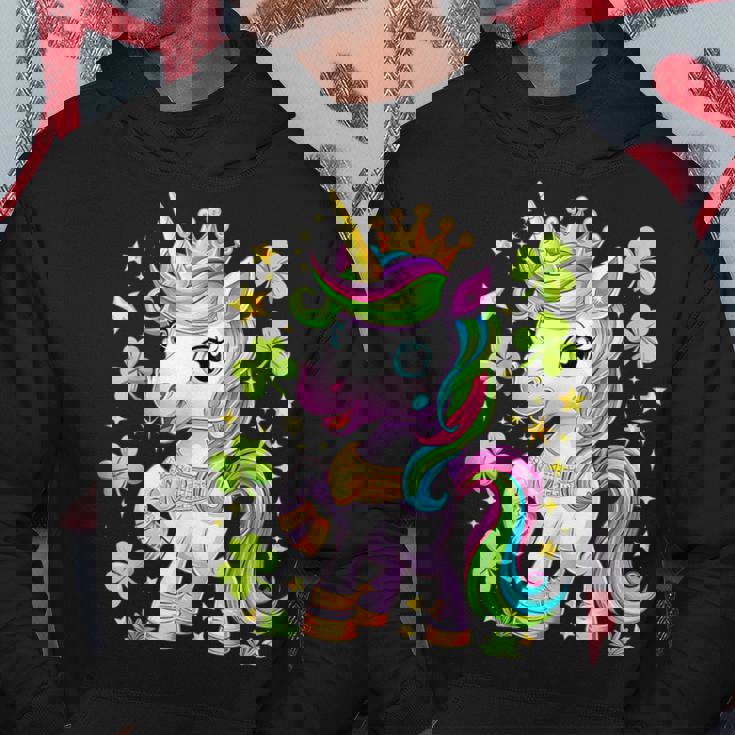 キュート レプリコーン ユニコーン シャムロック 聖パトリックデー ガールズ キッズ パーカー 面白い贈り物