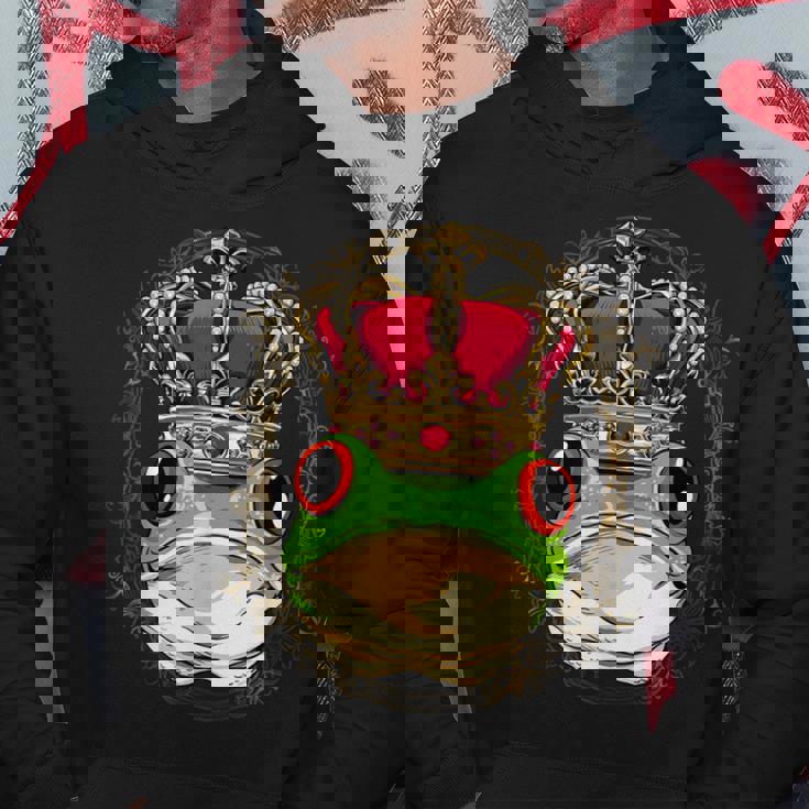 キングクイーン カエル ヒキガエル プリンセス 両生類 動物 カエル好き パーカー 面白い贈り物