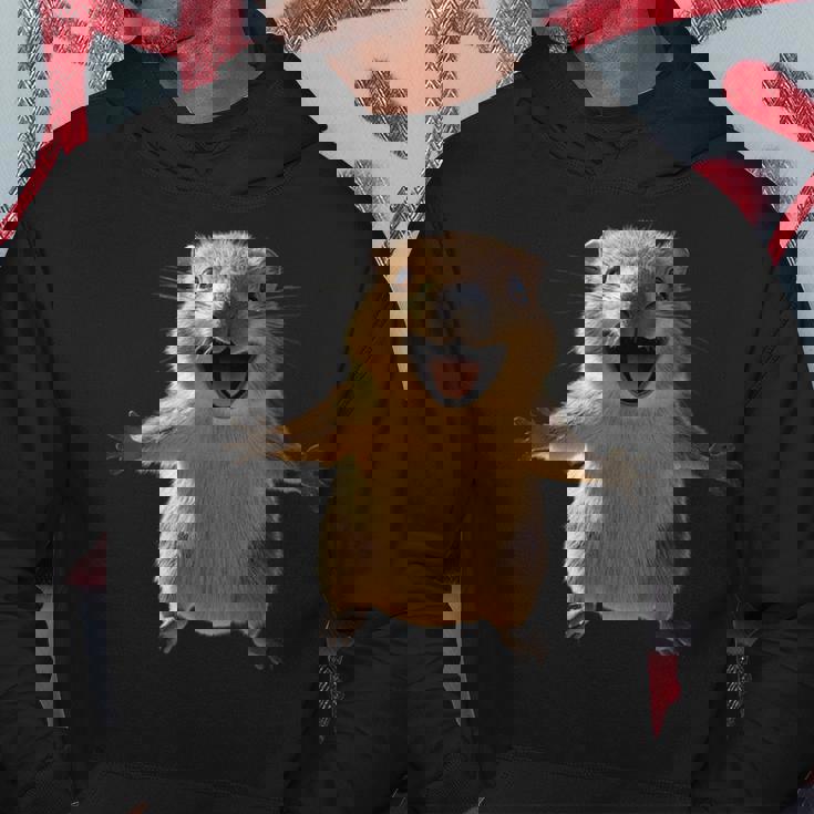 クオッカ・ビー・クオッカ クオッカとハッピー・スマイル パーカー 面白い贈り物