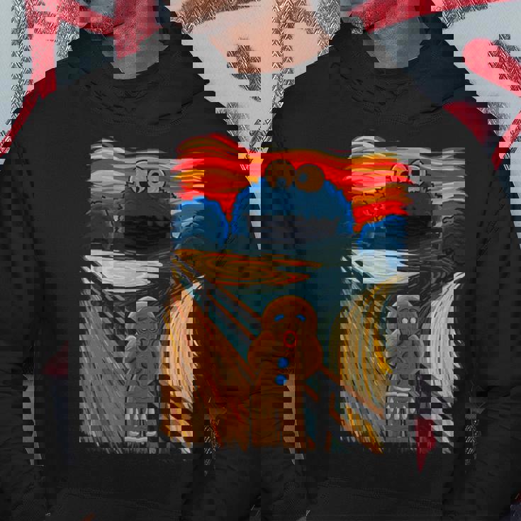 クッキー・マンチャーザ・スクリーム・ムンクモンスター・ジョーク パーカー 面白い贈り物