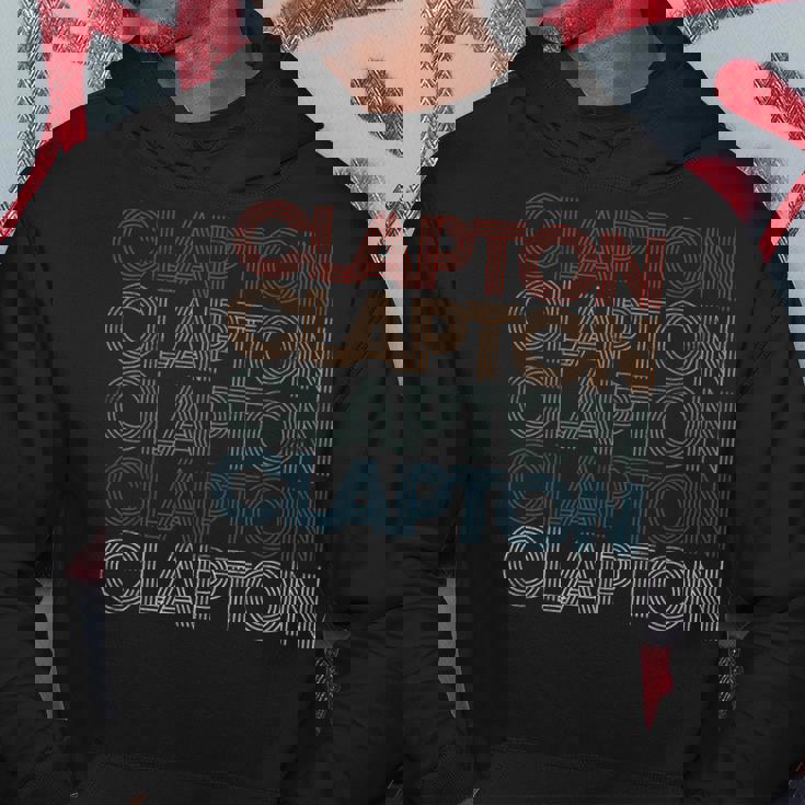 クラプトン 名前 レトロ ヴィンテージ パーカー 面白い贈り物