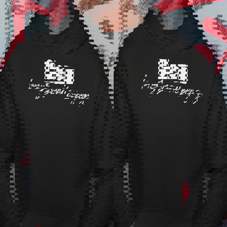 クリーンイズマイセカンドランゲージ パーカー 面白い贈り物