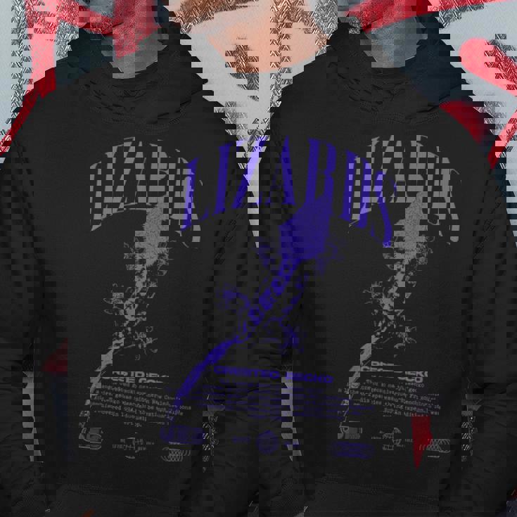 クレステッドゲッコー ストリートウェア トカゲ キーパー パーカー 面白い贈り物