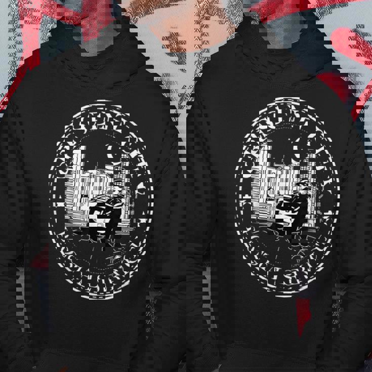 クレセントシティ 郵便サービス メッセンジャー カワウソ 三日月市 パーカー 面白い贈り物