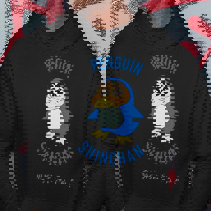 クレヨンしんちゃん ぺんぎんしんちゃん ワンポイント パーカー 面白い贈り物