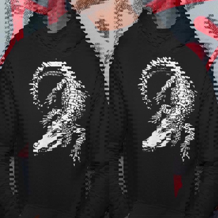 クロコダイル お父さん 母 恋人 モノクロ クロコダイル パーカー 面白い贈り物