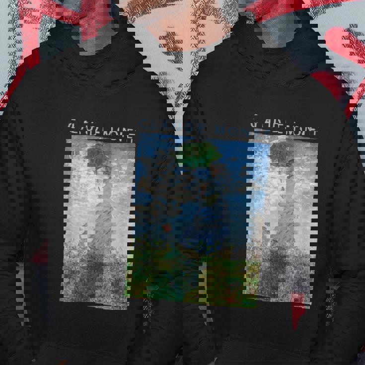 クロード モネ 面白いtシャツ アート 日傘 印象派 絵画 メンズ レディース 面白い 服 美術 油彩画 パーカー 面白い贈り物