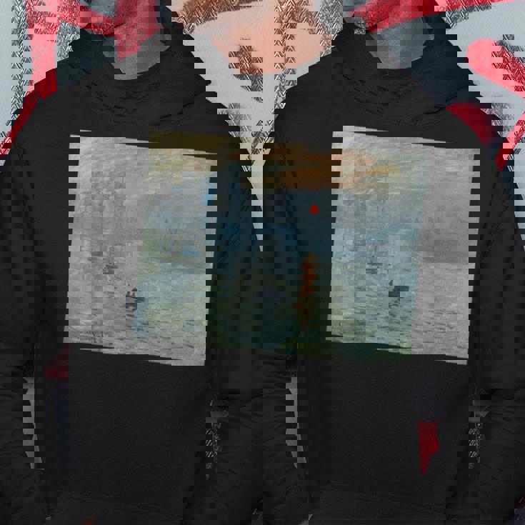 クロード・モネの印象、ソレイユ・レヴァント レトロtシャツ パーカー 面白い贈り物