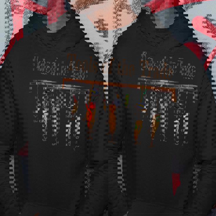 クール メンズ フィッシングルアー ツール オブ ザ トレードデザイン ギフト パーカー 面白い贈り物