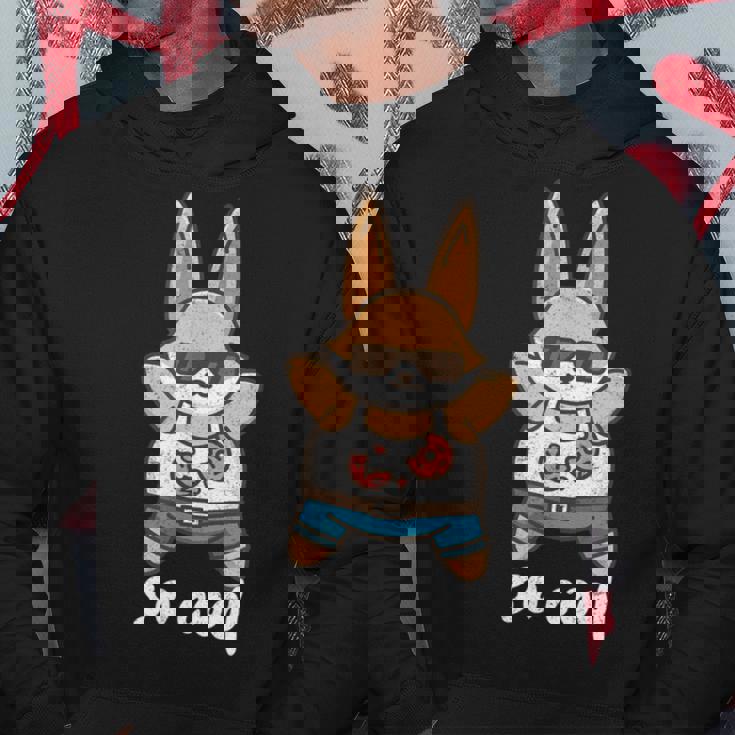 クールすぎるリラックスバニー パーカー 面白い贈り物