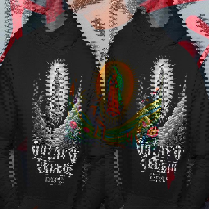 グアダルーペの聖母マリアカトリック パーカー 面白い贈り物