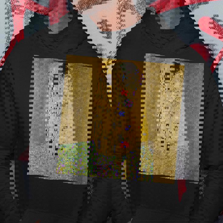 グスタフ・クリムトのキス 有名な絵画 パーカー 面白い贈り物