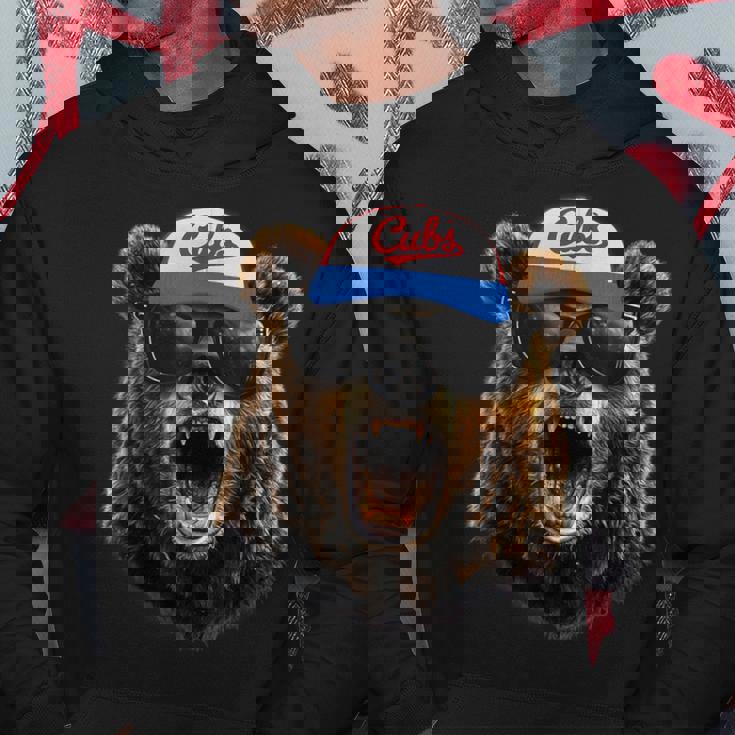 グラフィック カブス 名前 アンティーク風 80年代 カブス 名前 スタイル ギフト アイデア パーカー 面白い贈り物