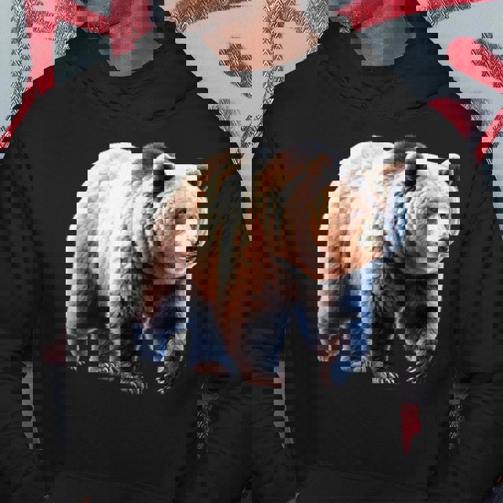 グリズリーベア×ヒグマ パーカー 面白い贈り物