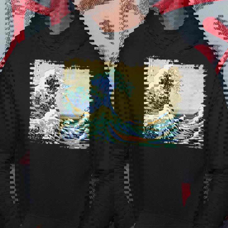 グレートウェーブ 葛飾北斎 名物 ヴィンテージアート おしゃれ パーカー 面白い贈り物