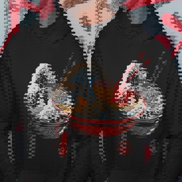 グレートラーメンウェーブ らーめんと波）Ｔシャツ パーカー 面白い贈り物