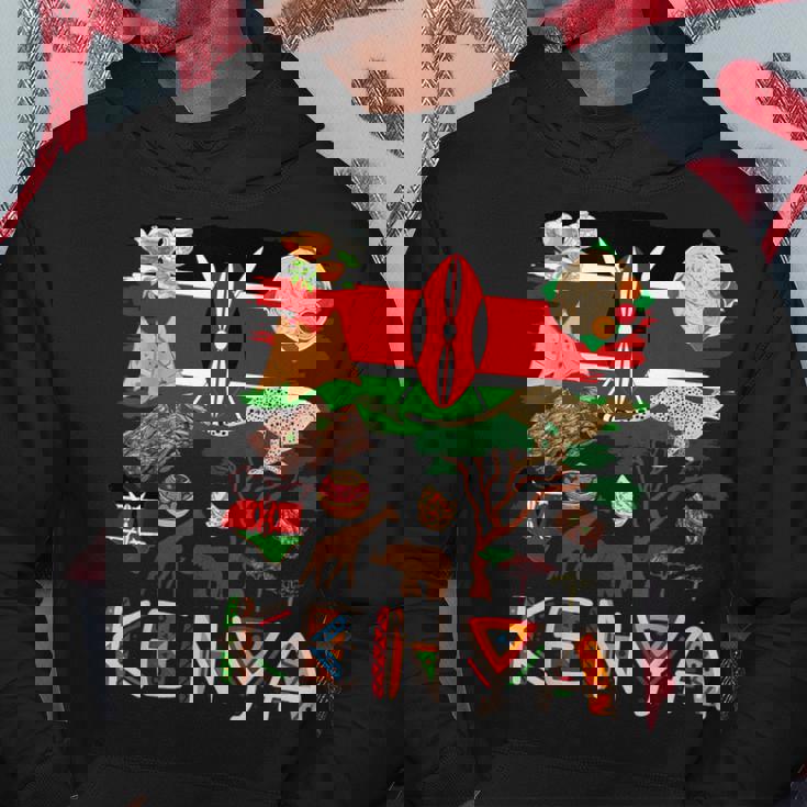 ケニア国旗の衣装のアイデア ケニアフード&ケニア国旗 パーカー 面白い贈り物