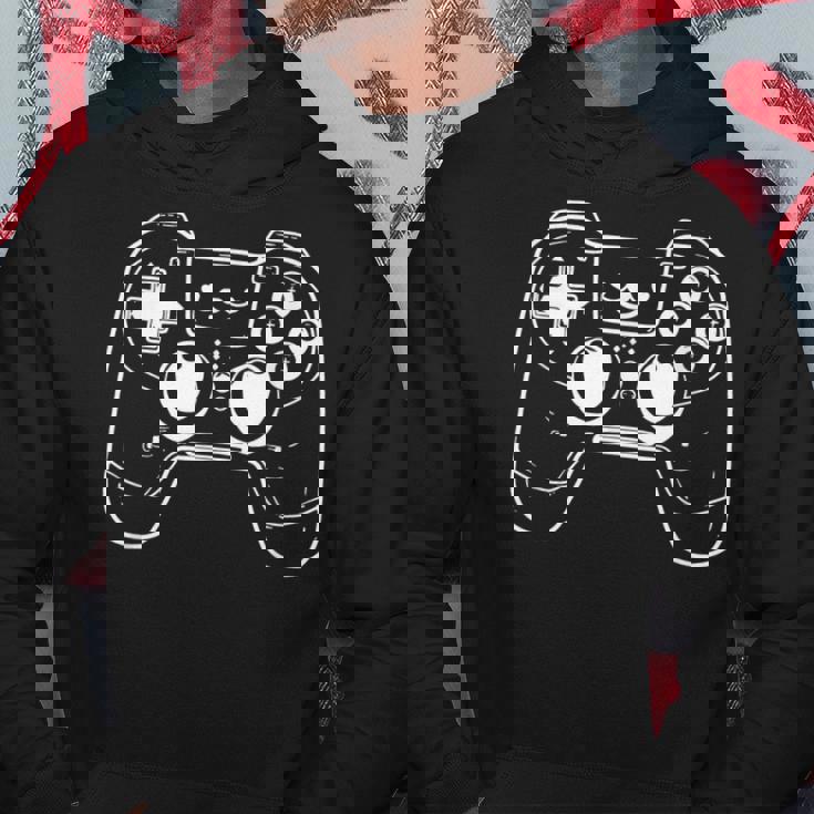 ゲームコントローラー 一本の線 Esports パーカー 面白い贈り物